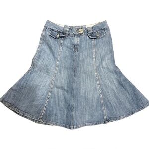 Stylish Blue Denim Skirt